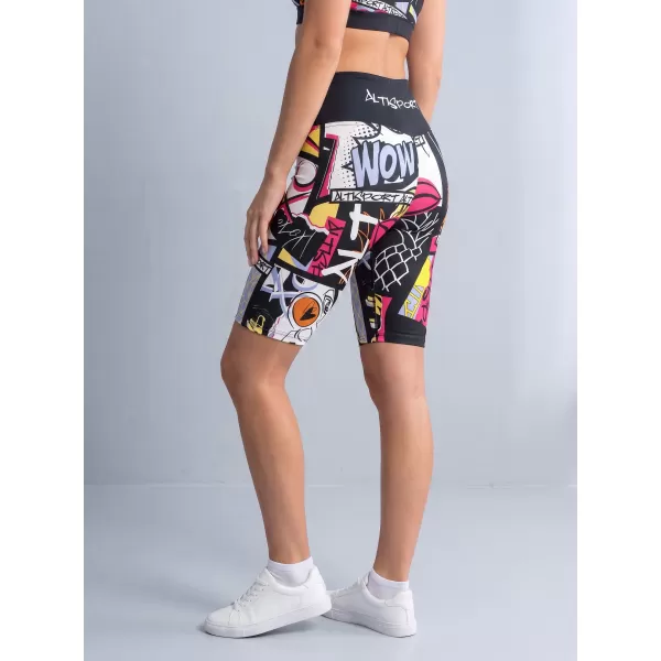  Dámske funkčné legíny nad kolená premium ALTISPORT VOJ/ALW041LEG02 čierna 