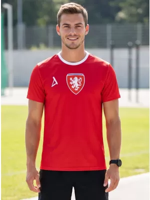 Pánske funkčné prémiové tričko ALTISPORT VOJ/ALM040TR01 ČERVENÁ
