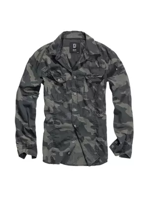 Pánska košeľa BRANDIT SLIM WORKER BD4005 DARKCAMO