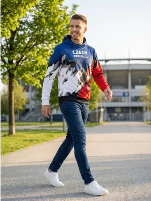 Pánska prémiová funkčná mikina ALTISPORT VOJ/ALM036MI01 PRUHY
