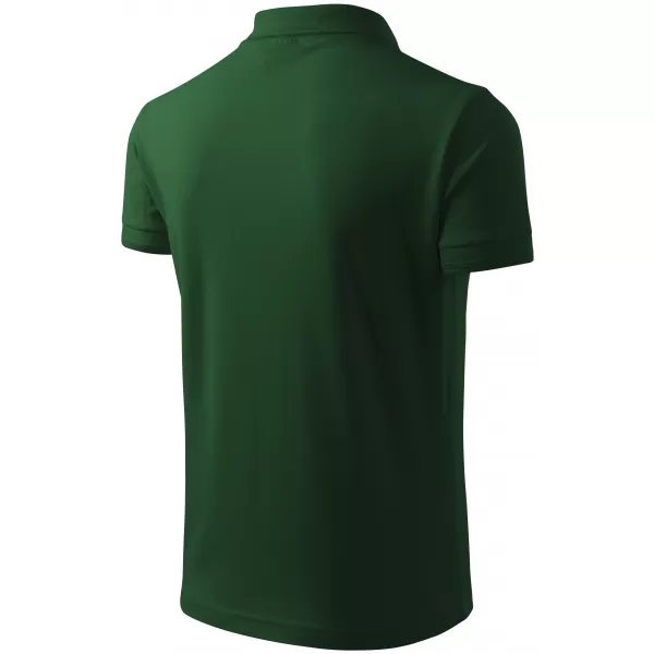  Pánske tričko s golierom ALTISPORT NoPrint NP/ALM302 FĽAŠKOVO zelená 