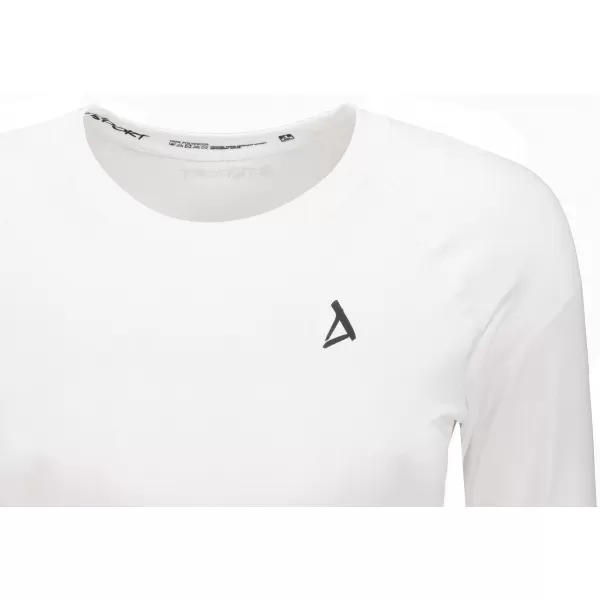  Dámsky prémiový funkčný crop top s dlhým rukávom ALTISPORT VOJ/ALW000TR04 BIELA 