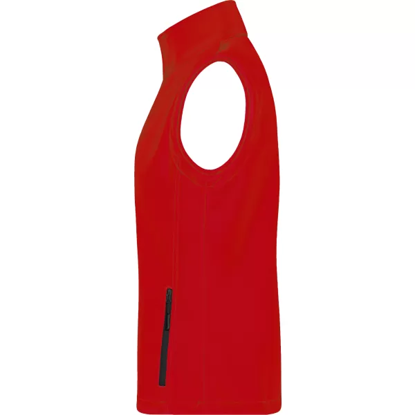  Dámska softshellová vesta ALTISPORT NoPrint NP/ALW7211NJ RED/BLACK 