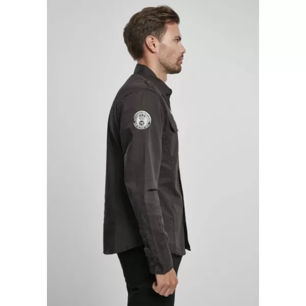  Pánska košeľa brandnit Luis Vintage BD4023 čierna 