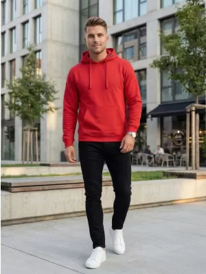 Pánska mikina ALTISPORT NoPrint NP/ALM679NJ RED