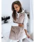 Dámska vesta DSTREET LADISA TY3289 KARAMEL