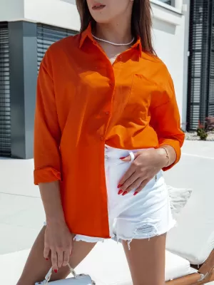 Dámska košeľa DSTREET TRENDSET DY0436 ORANŽOVÁ