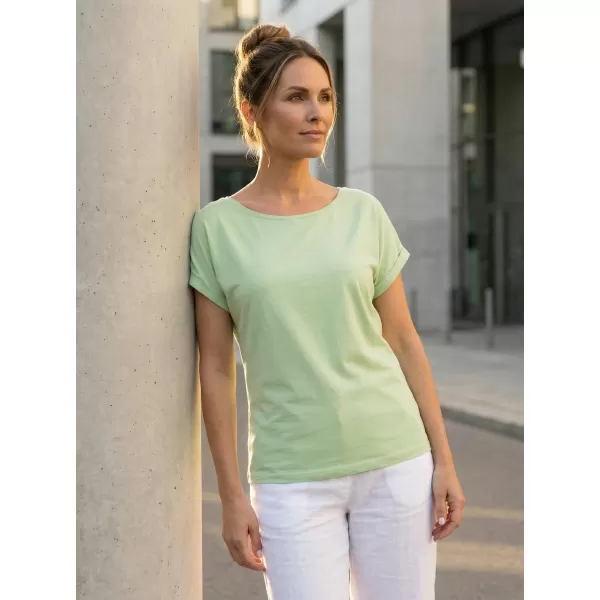  Dámske tričko ALTISPORT NoPrint NP/ALW5008 SOFT GREEN 