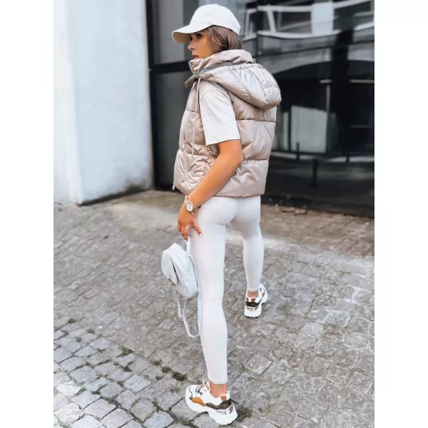  Dámska vesta DSTREET OSHE TY3703 KARAMEL 