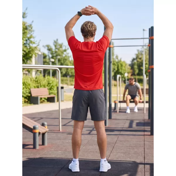  Pánske funkčné tričko ALTISPORT NoPrint NP/ALM421 červená 