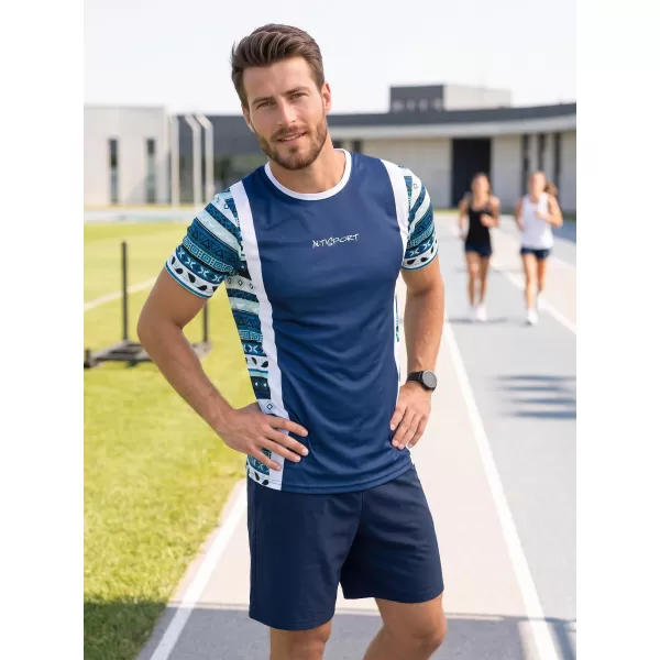  Pánske funkčné tričko premium ALTISPORT VOJ/ALM043TR01 NAVY 
