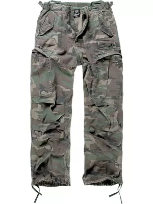 Pánske nohavice BRANDIT M-65 VINTAGE BD1001 OLIVOVÝ CAMO