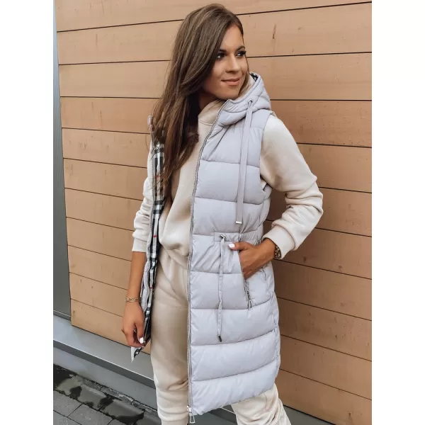  Dámska vesta DSTREET KERIS TY2909 BÉŽOVÁ 