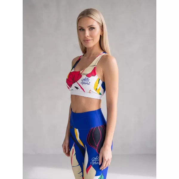  Dámske dlhé funkčné legíny premium ALTISPORT VOJ/ALW042LEG01 modrá 