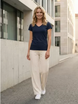 Dámske tričko ALTISPORT NoPrint NP/ALW261 NÁMORNÁ modrá