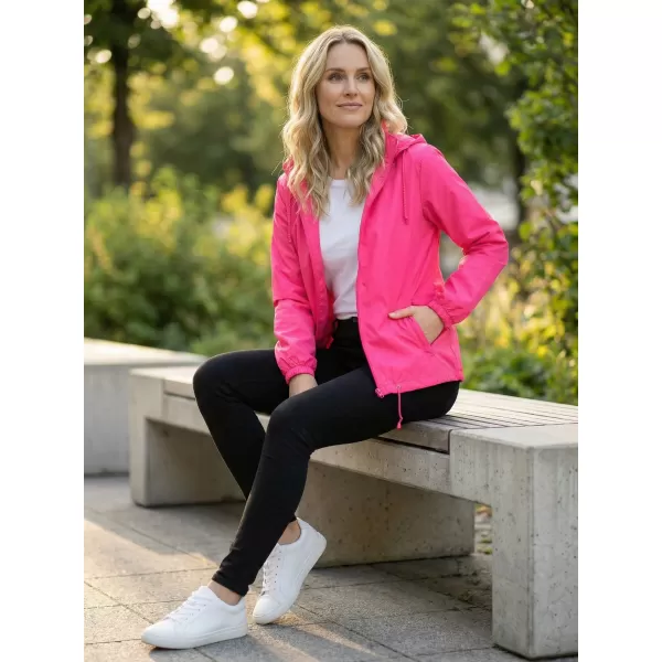  Dámska bunda ALTISPORT NoPrint NP/ALW1311NJ BRIGHT PINK 