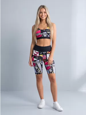Dámske funkčné legíny nad kolená premium ALTISPORT VOJ/ALW041LEG02 čierna