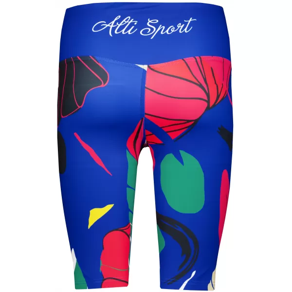  Dámske funkčné legíny nad kolená premium ALTISPORT VOJ/ALW042LEG02 modrá 