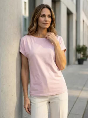 Dámske tričko ALTISPORT NoPrint NP/ALW5008 SOFT PINK