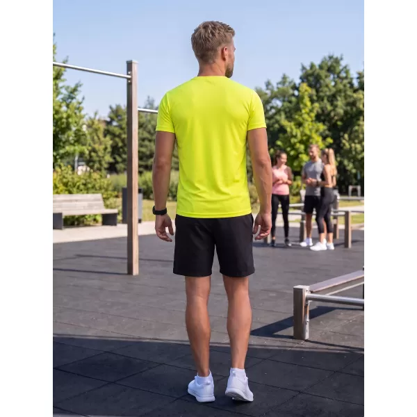  Pánske funkčné tričko ALTISPORT NoPrint NP/ALM421 NEON YELLOW 
