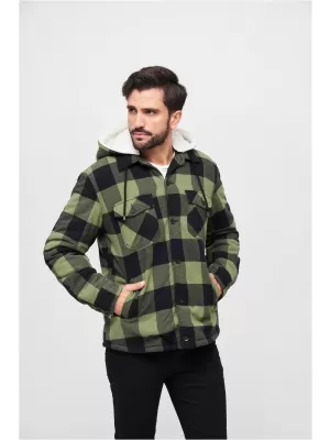 Pánska bunda BRANDIT LUMBER BD3172 BLACK/OLIVE