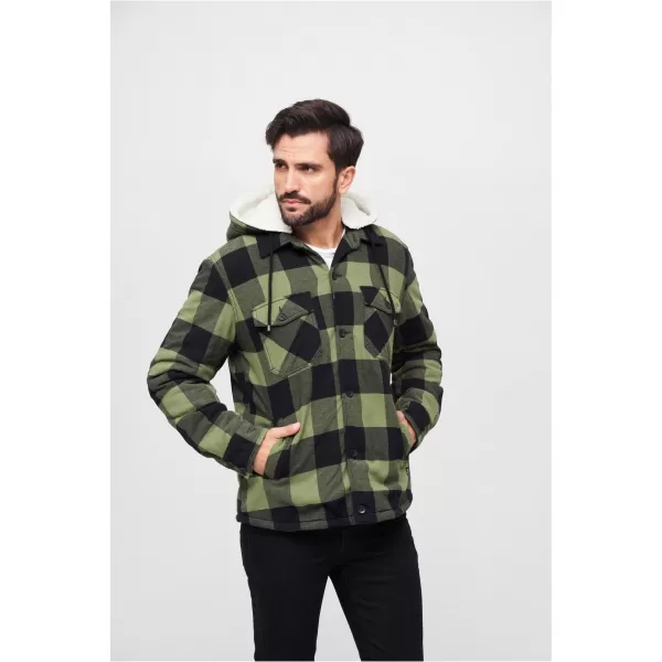  Pánska bunda BRANDIT LUMBER BD3172 BLACK/OLIVE 