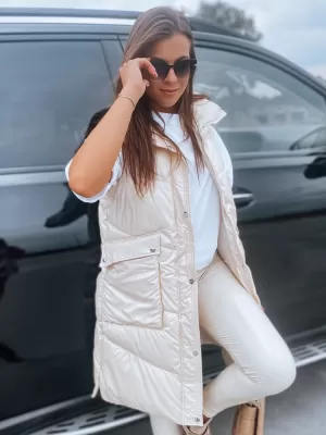 Dámska vesta DSTREET MARIEL TY3014 BIELA