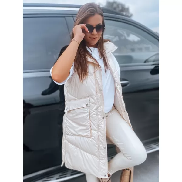  Dámska vesta DSTREET MARIEL TY3014 BIELA 