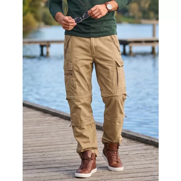  Pánske nohavice Brandinit Savannah Odnímateľný BD1011 Camel 