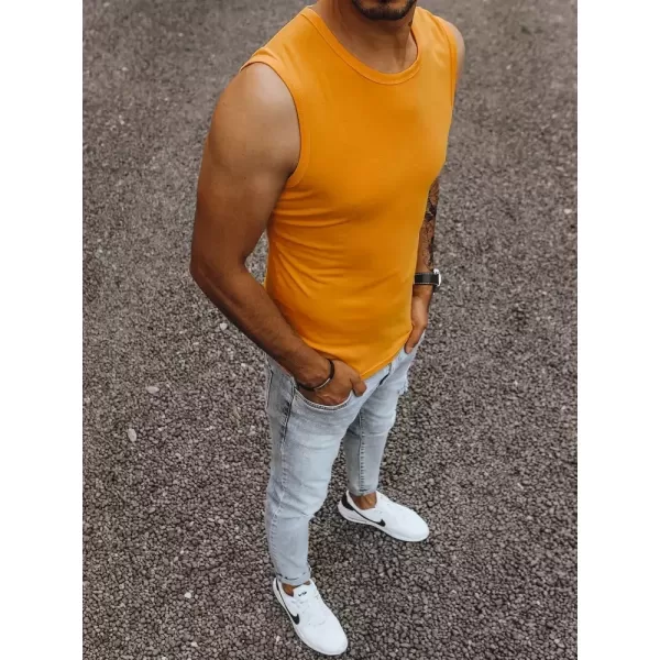  Pánske tielko DSTREET RX4915 ORANŽOVÁ 