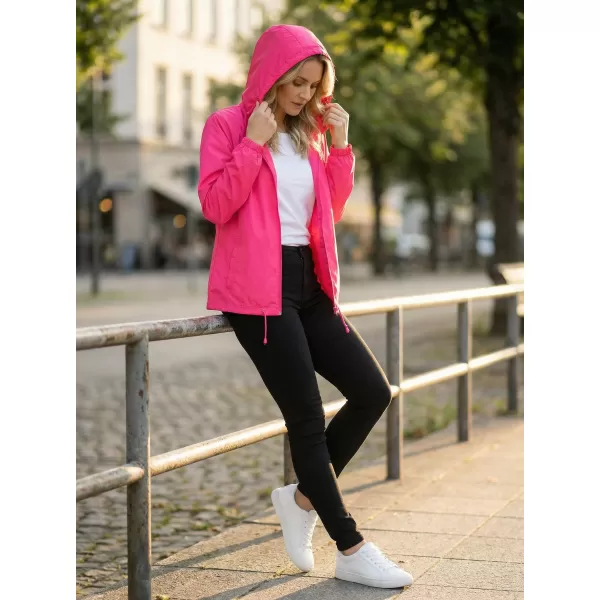  Dámska bunda ALTISPORT NoPrint NP/ALW1311NJ BRIGHT PINK 