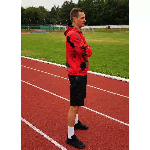  Pánska prémiová funkčná mikina ALTISPORT VOJ/ALM037MI01 ČERVENÁ 