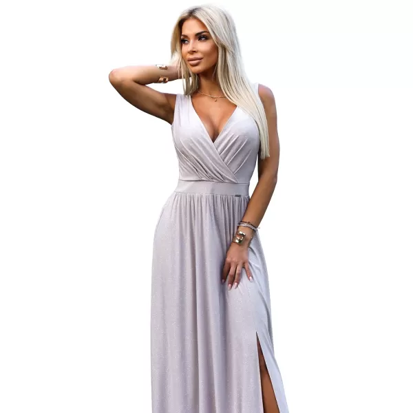  Šaty NUMOCO LOUISE 467-2 BÉŽOVÁ 