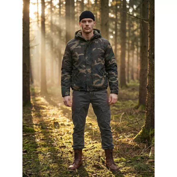  Pánska bunda Brandit BD3167 Woodland 