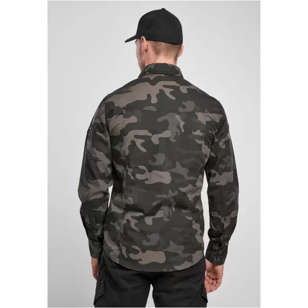  Pánska košeľa BRANDIT SLIM WORKER BD4005 DARKCAMO 
