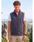 Pánska softshellová vesta ALTISPORT NoPrint NP/ALM8211NJ IRON GREY/RED
