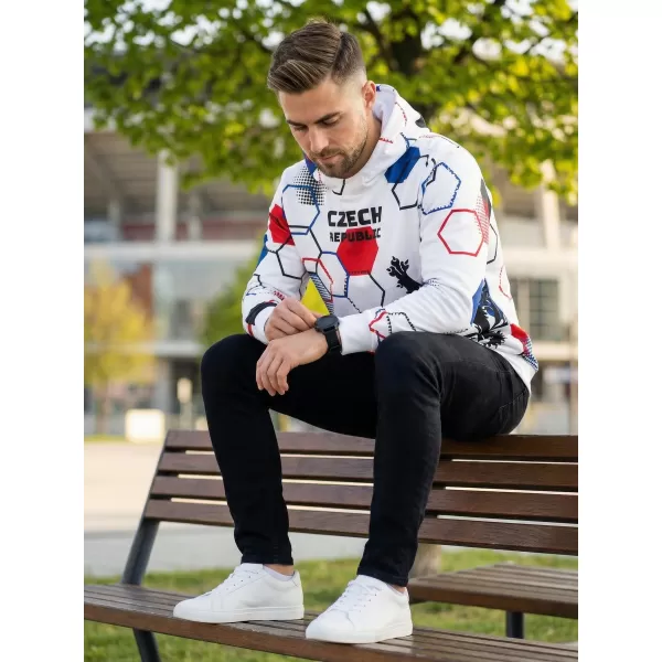  Pánska prémiová funkčná mikina ALTISPORT VOJ/ALM036MI01 HEXA BIELA 