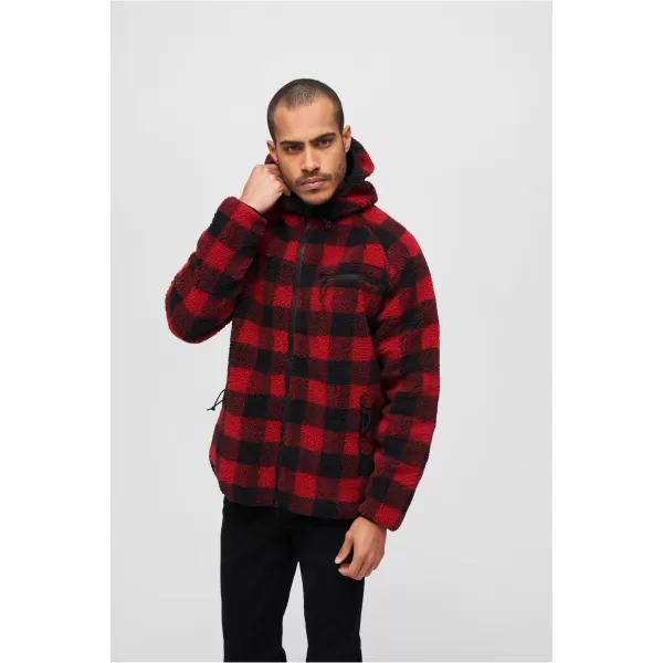  Pánska mikina BRANDIT BD5024 RED/BLACK 