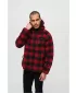 Pánska mikina BRANDIT BD5024 RED/BLACK
