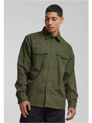 Pánska košeľa Brandit BD4030 Olive
