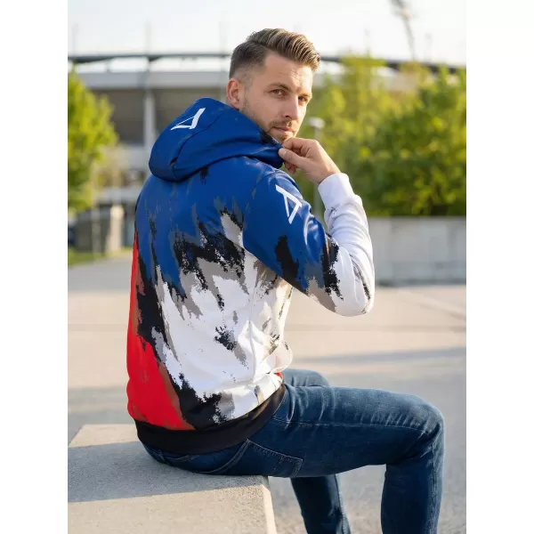  Pánska prémiová funkčná mikina ALTISPORT VOJ/ALM036MI01 PRUHY 