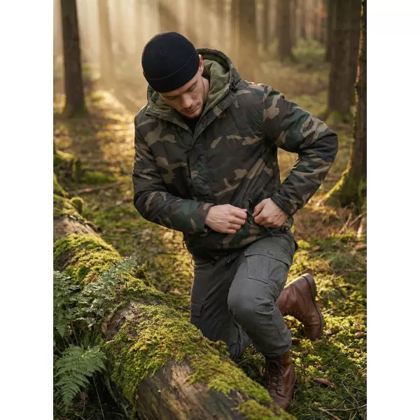  Pánska bunda Brandit BD3167 Woodland 