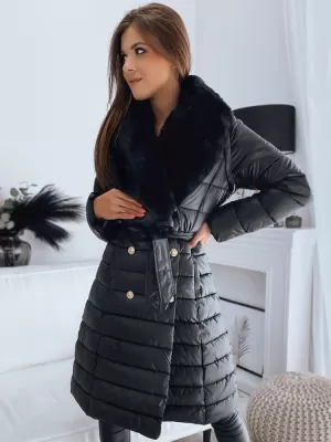 Dámsky kabát DSTREET MADAME TY3154 ČIERNA