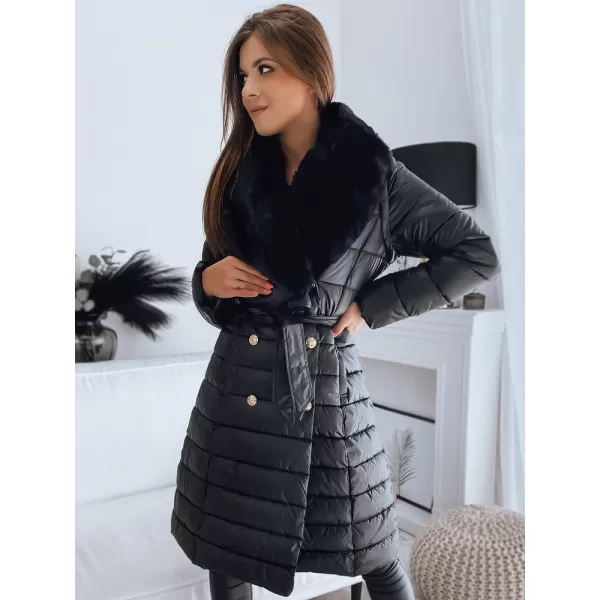  Dámsky kabát DSTREET MADAME TY3154 ČIERNA 