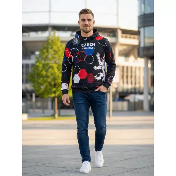 Pánska prémiová funkčná mikina ALTISPORT VOJ/ALM036MI01 HEXA ČIERNA 