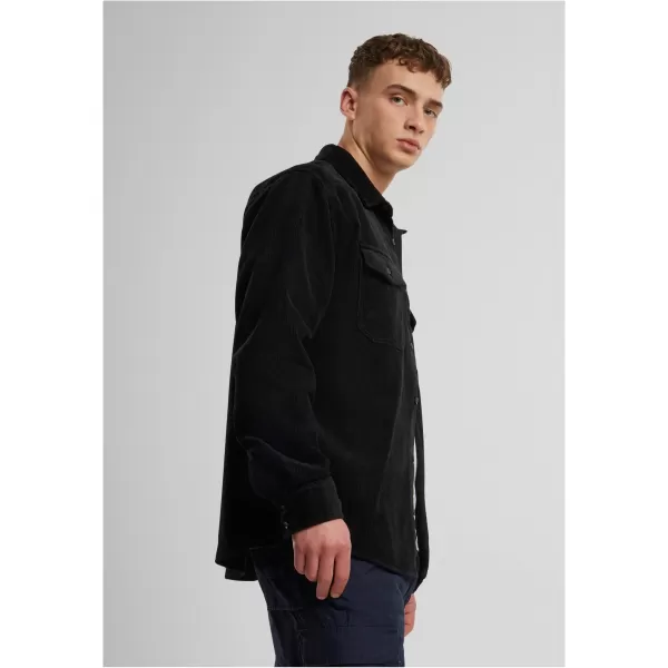  Pánska košeľa Brandit Corduroy Classic BD4035 čierna 