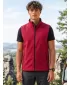 Pánska softshellová vesta ALTISPORT NoPrint NP/ALM8211NJ RED/BLACK
