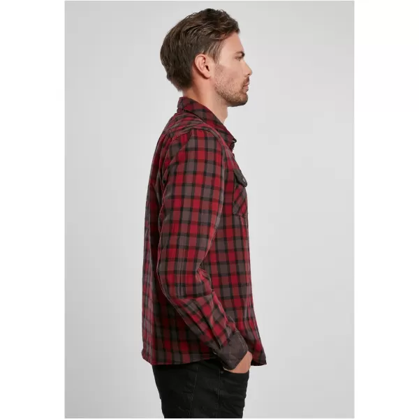  Pánska košeľa BRANDIT DUNCAN CHECKED BD4016 RED/BROWN 