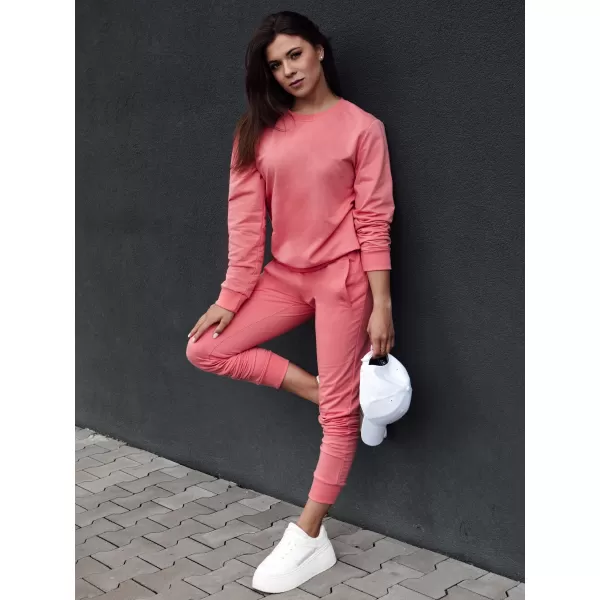 Dámska mikina DSTREET GLAMFLAIR BY1313 ČERVENÁ 