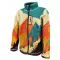Detská fleece mikina WAMU MOUNTAIN BIKE zelená
